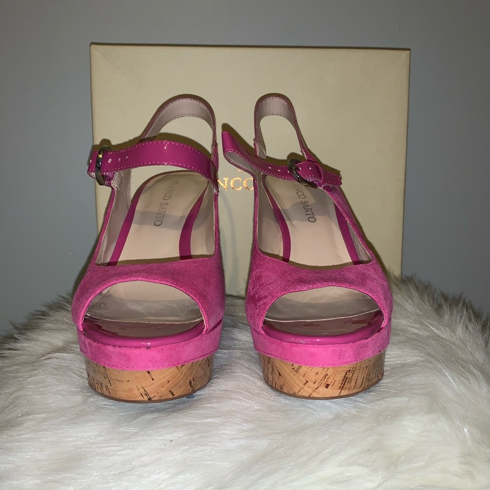 Franco Sarto Pink / Fuchsia Wedges